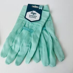 Digz Garden Thick Gloves One Size Fits Most , Color Green - NEW
